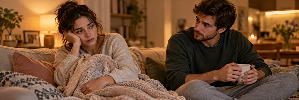 تغییر در گفت‌وگو و صمیمیت زوج‌ها تحت تأثیر پریود