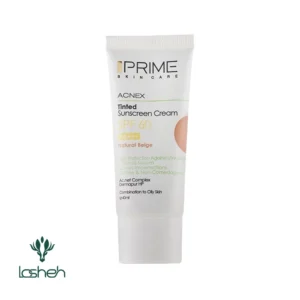 کرم ضد آفتاب رنگی SPF60 مناسب پوست چرب پرایم