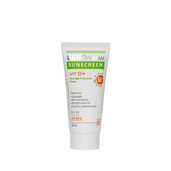 کرم ضد آفتاب فاقد چربی رنگی سبوفارما SPF50
