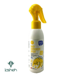 اسپری ضد آفتاب کودک بیبی فرست حاوی ترکیبات پری بیوتیک spf50