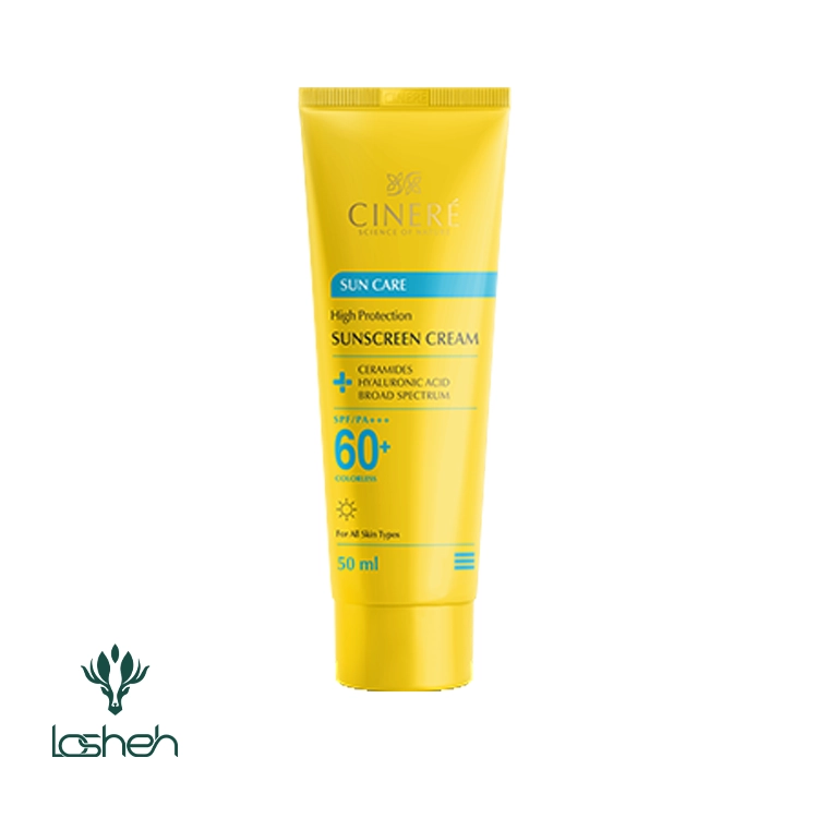کرم ضد آفتاب SPF60+ بدون رنگ سینره