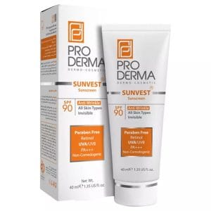 ضد آفتاب پرودرما SPF 90 مدل Sunvest