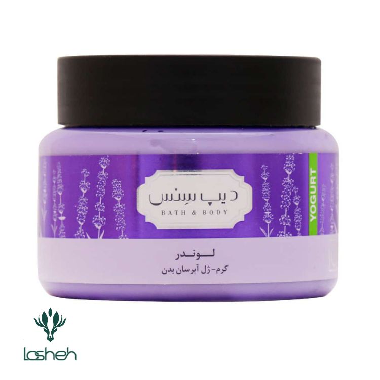 کرم ژل آبرسان بدن لوندر دیپ سنس کرم ژل آبرسان بدن لوندر دیپ سنس