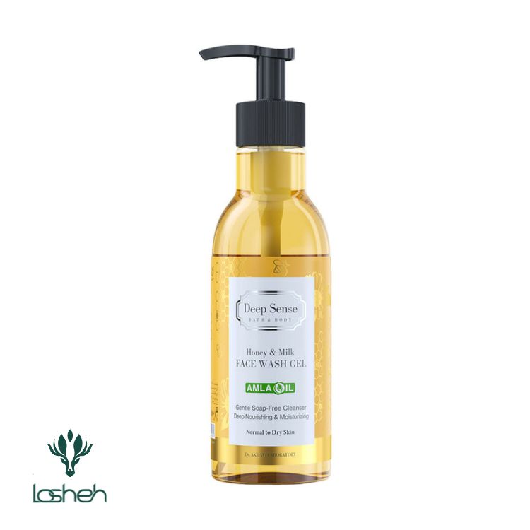 ژل شستشوی صورت شیر و عسل دیپ سنس ژل شستشوی صورت شیر و عسل دیپ سنس