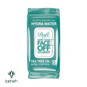 دستمال مرطوب درب‌دار دافی مدل (HYDRA WATER) بسته ۵۵ عددی