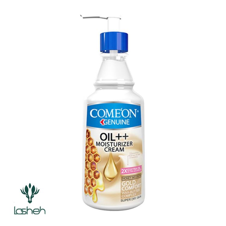 کرم مرطوب کننده پوست خیلی خشک شی باتر و موم عسل کامان 400 میل