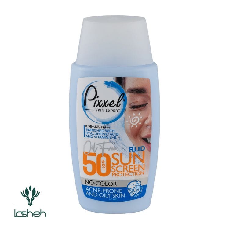 کرم ضد آفتاب SPF50 پیکسل مناسب پوست چرب و جوش دار