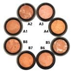 پالت رنگ رژگونه باربین