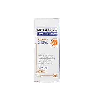 کرم ضد آفتاب ضد لک رنگی ملافارما SPF50
