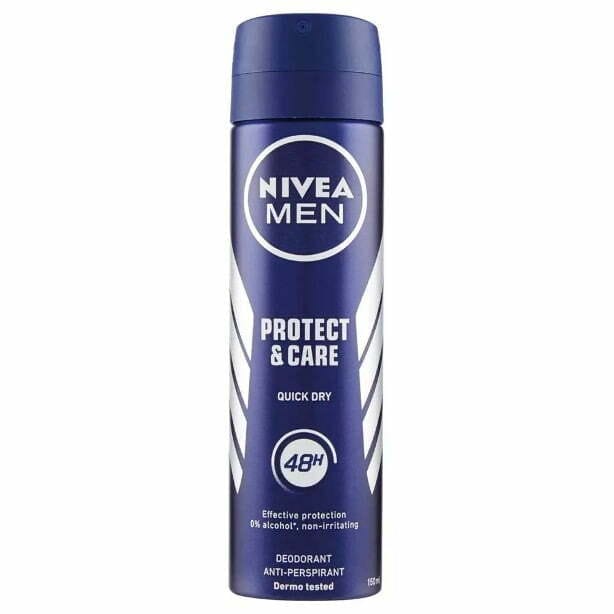 اسپری دئودورانت مردانه نیوا مدل Protect And Care حجم 150 میل اسپری دئودورانت مردانه نیوا مدل Protect And Care حجم 150 میل