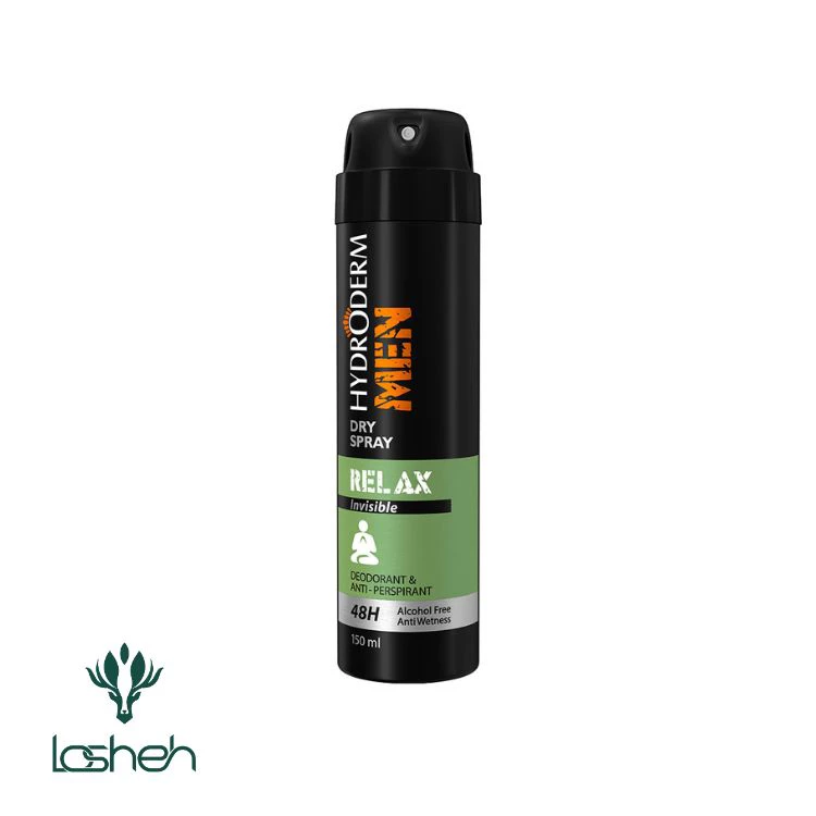 اسپری دئودورانت و ضدتعریق مردانه هیدرودرم مدل Relax اسپری دئودورانت و ضدتعریق مردانه هیدرودرم مدل Relax
