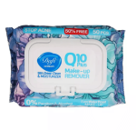 دستمال مرطوب پاککننده آرایش دافی مدل Q10 (طرح گل ۱) ۵۰ عددی - تصویر 2