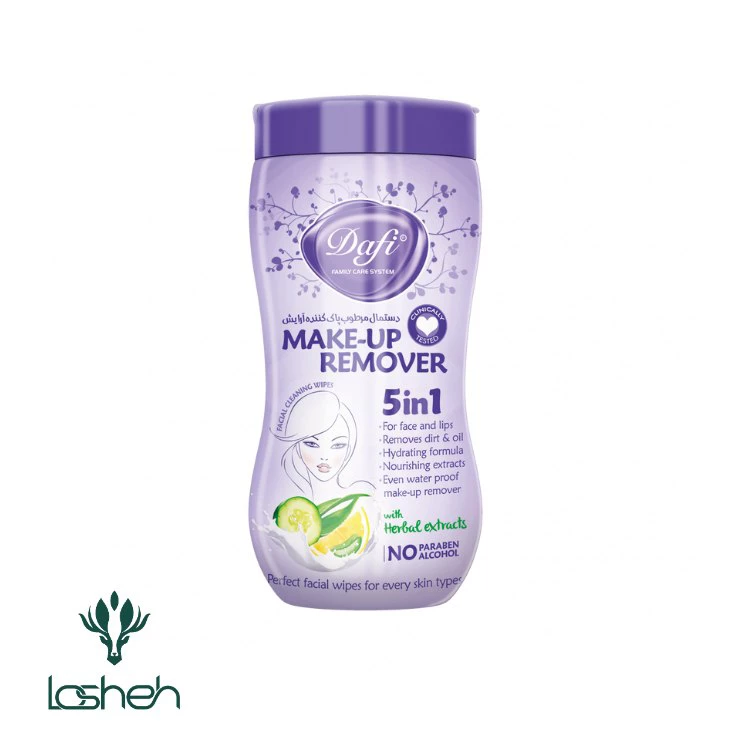 دستمال مرطوب پاک کننده آرایش کمر باریک دافی دستمال مرطوب پاککننده آرایش کمر باریک دافی