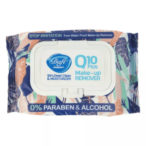 دستمال مرطوب کننده پاک کننده آرایش دافی مناسب پوست حساس - بسته 50 عددی