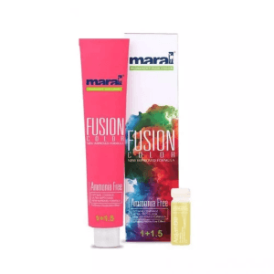 رنگ مو بدون آمونیاک فیوژن کالر مارال سری Precious Metal حجم 100 میل.