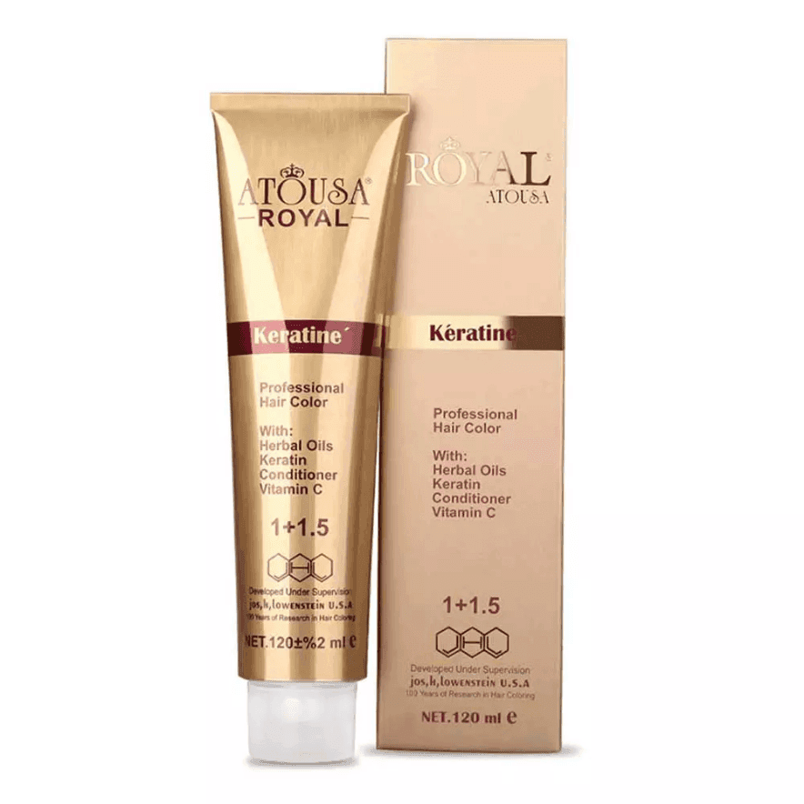 رنگ موی آتوسا رویال سری زیتونی حجم 120 میل رنگ موی آتوسا رویال سری زیتونی حجم 120 میل - تصویر 1