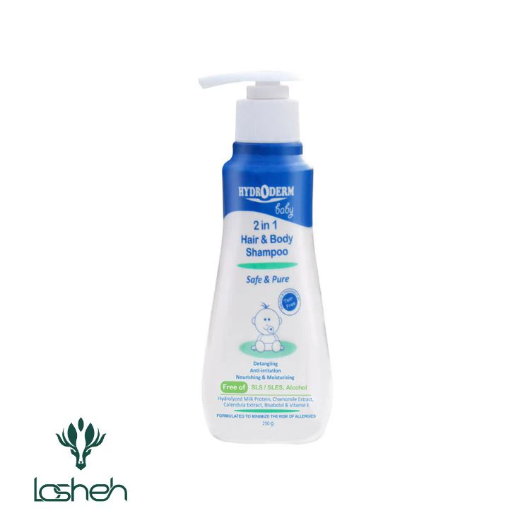 شامپو سر و بدن نوزادان و شیرخواران هیدرودرم