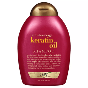 شامپو ضد موخوره قوی او جی ایکس حاوی روغن کراتین حجم 385 میل