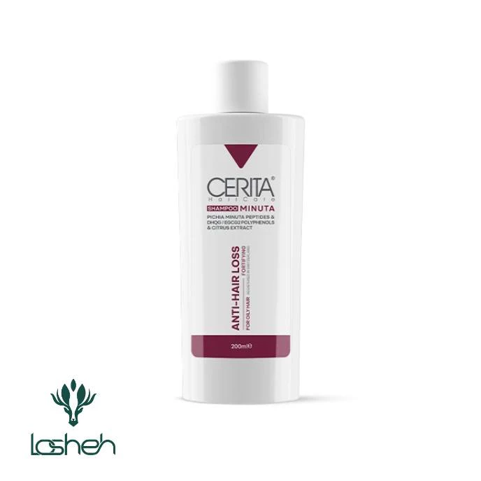 خرید و قیمت شامپو ضدریزش مینوتا موهای چرب سریتا