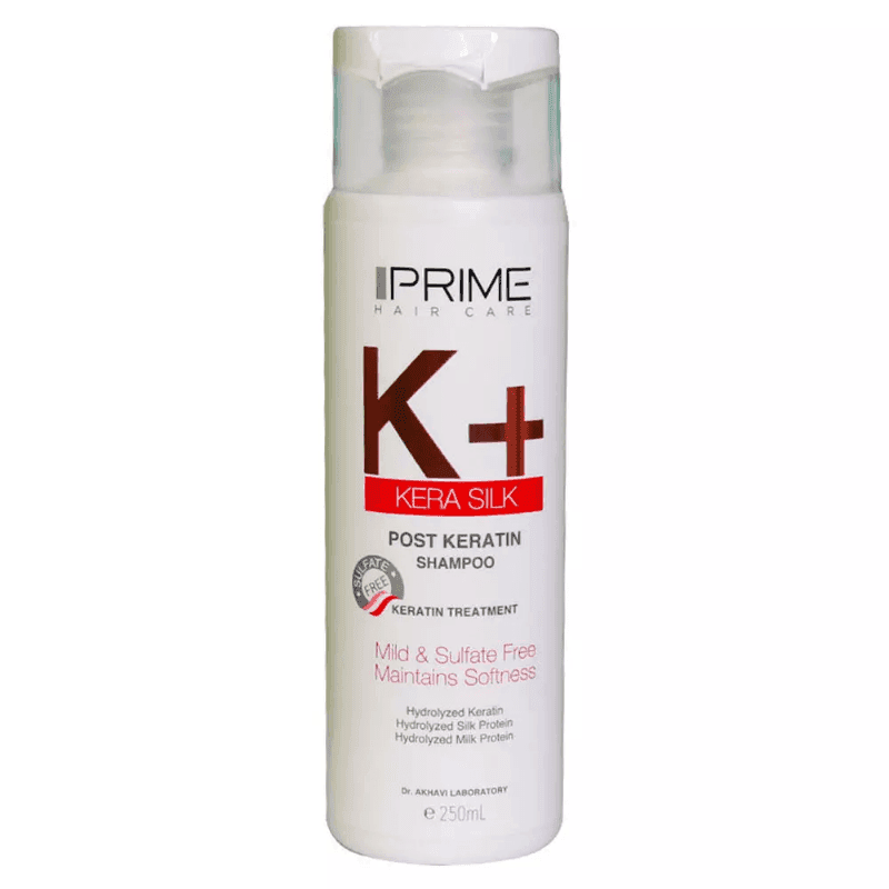 شامپو فاقد سولفات پریم مدل +K مناسب موهای کراتینه شده حجم 250 میل شامپو فاقد سولفات پریم مدل +K مناسب موهای کراتینه شده حجم 250 میل - تصویر 1