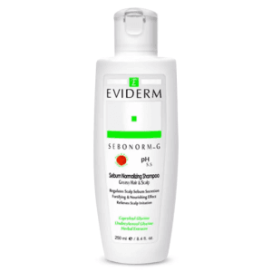 شامپو متعادل کننده چربی سبونورم جی اویدرم مناسب مو و پوست سر چرب 250 میل