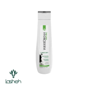 شامپو پاک‌کننده هیدرودرم مدل Carbon Mint مناسب موهای چرب