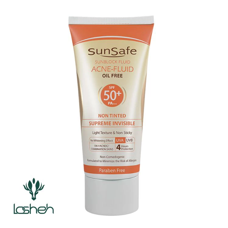 فلوئید ضدآفتاب فاقدچربی SPF50 سان سیف