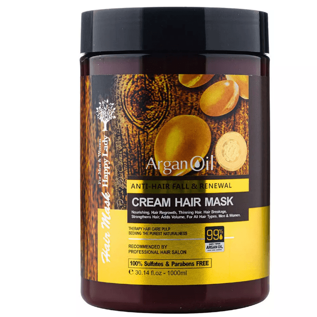 ماسک مو هپی لیدی حاوی روغن آرگان حجم 1000 میل ماسک مو هپی لیدی حاوی روغن آرگان حجم 1000 میل - تصویر 1