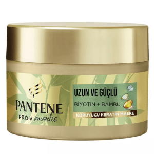 ماسک مو پنتن مدل Uzun Ve Guclu حاوی کراتین، بامبو و بیوتین حجم 160 میل