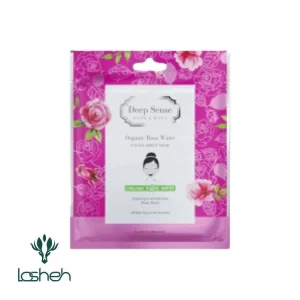 ماسک ورقه‌ای گلاب طبیعی دیپ سنس