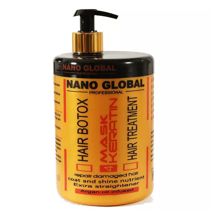 ماسک کراتینه مو نانو گلوبال حاوی روغن آرگان حجم 1000 میل ماسک کراتینه مو نانو گلوبال حاوی روغن آرگان حجم 1000 میل - تصویر 1