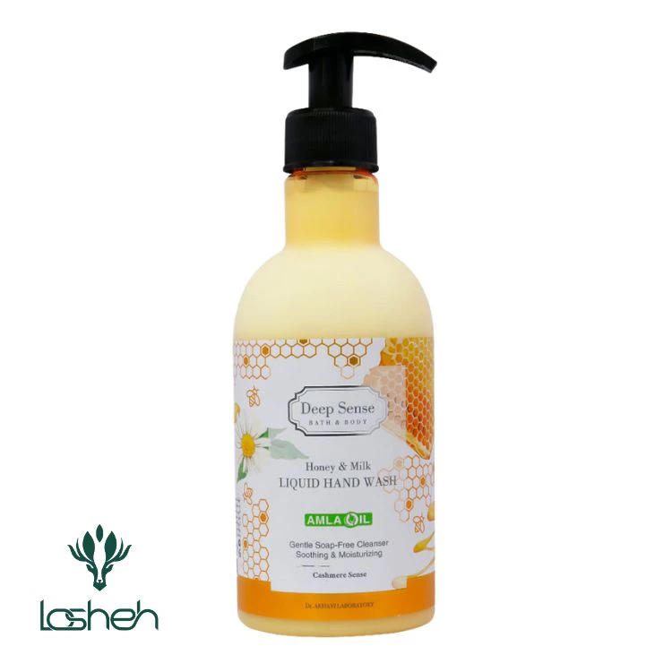 مایع دستشویی کرمی شیر و عسل دیپ سنس مایع دستشویی کرمی شیر و عسل دیپ سنس
