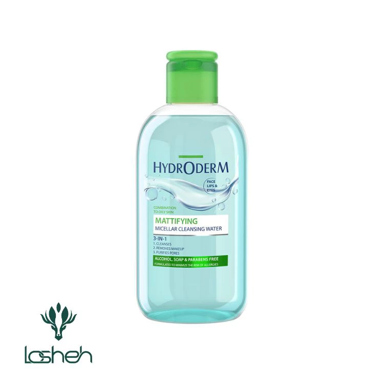 میسلار واتر ۳ در ۱ Mattifying هیدرودرم|میسلار واتر سه کاره هیدرودرم مدل Mattifying مناسب پوست چرب حجم 250 میل میسلار واتر ۳ در ۱ Mattifying هیدرودرم