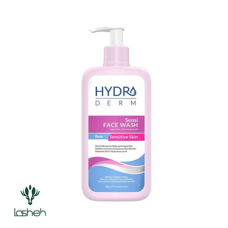 پن شستشوی پمپی پوست حساس هیدرودرم پن شستشوی پمپی پوست حساس هیدرودرم