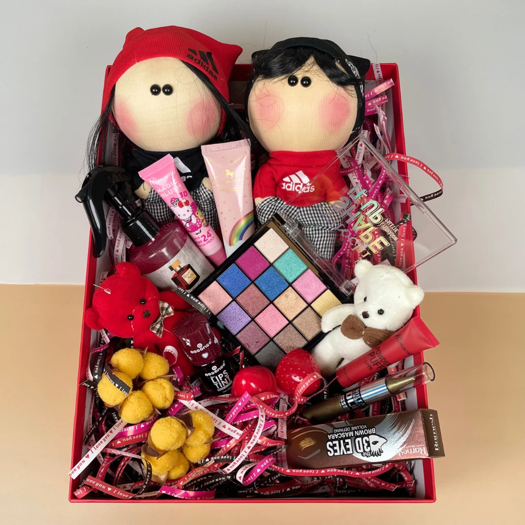 پک ولنتاین قهوه‌ای