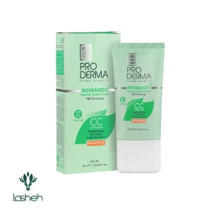 کرم CC پوشاننده رنگی پرودرما مدل Roseavest