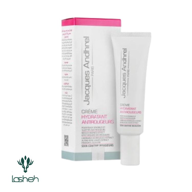 کرم آبرسان مناسب پوست های حساس ضد قرمزی ژاک آندرل