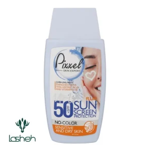 کرم ضد آفتاب SPF50 پیکسل مناسب پوست خشک تا نرمال و حساس