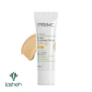 کرم ضدآفتاب رنگی SPF60 پرایم مناسب برای پوست چرب