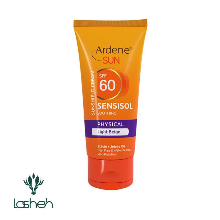 کرم ضدآفتاب سنسی سول SPF60 فیزیکال آردن سان|ضد آفتاب رنگی SPF60 آردن کرم ضدآفتاب سنسی سول SPF60 فیزیکال آردن سان