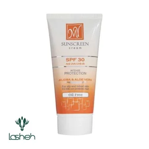 کرم ضدآفتاب فاقد چربی بی‌رنگ SPF30 مای