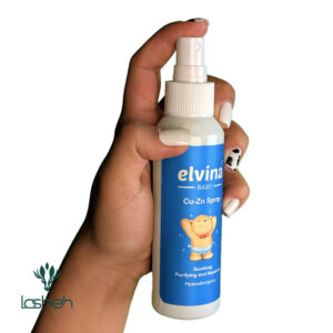 اسپری کیوزینک الوینا برای کودک و پوست‌های آسیب دیده Elvina