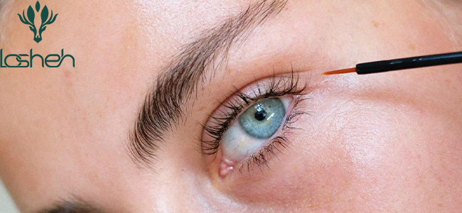 خط چشم مویی بنر