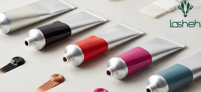 رنگ مو تیوپی بنر