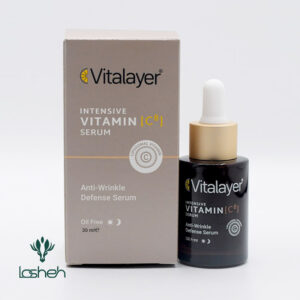 سرم ویتامین سی ویتالیر محصول و جعبه