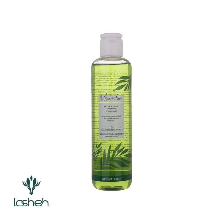 شامپو حاوی عصاره گزنه و آویشن مناسب موهای چرب ماکسیمیلیان