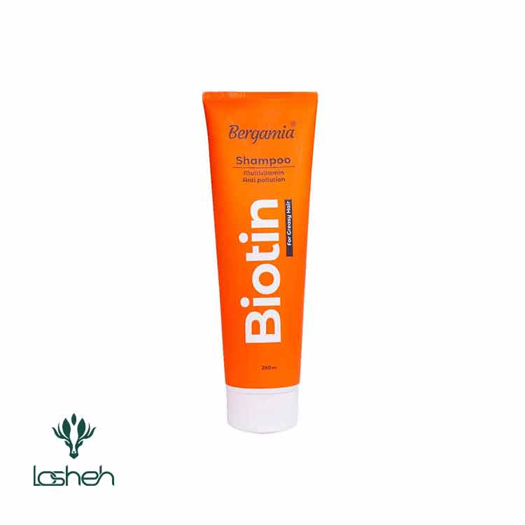 شامپو مولتی ویتامین و ضدآلودگی موهای چرب برگامیا