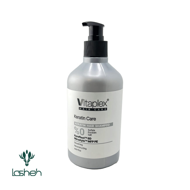 شامپو فاقد سولفات مناسب موهای کراتین شده ویتاپلکس