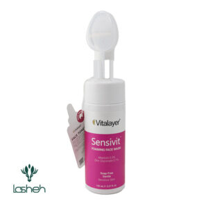 فوم شستشوی صورت ویتالایر مدل سنسی ویت مناسب پوست حساس