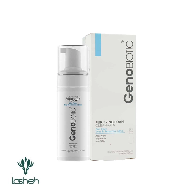 فوم شستشوی صورت مخصوص پوست خشک ژنوبایوتیک
